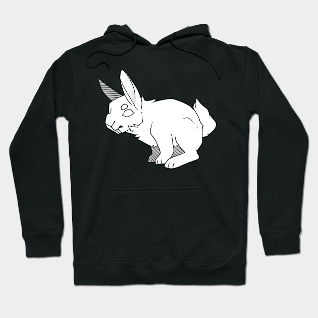 White Rabbit Hoodie by Emptycreature